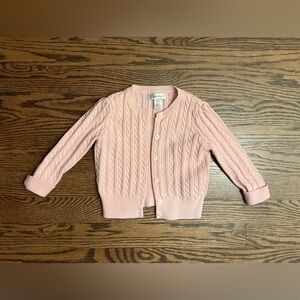 Ralph Lauren Light Pink Cable Knit Sweater